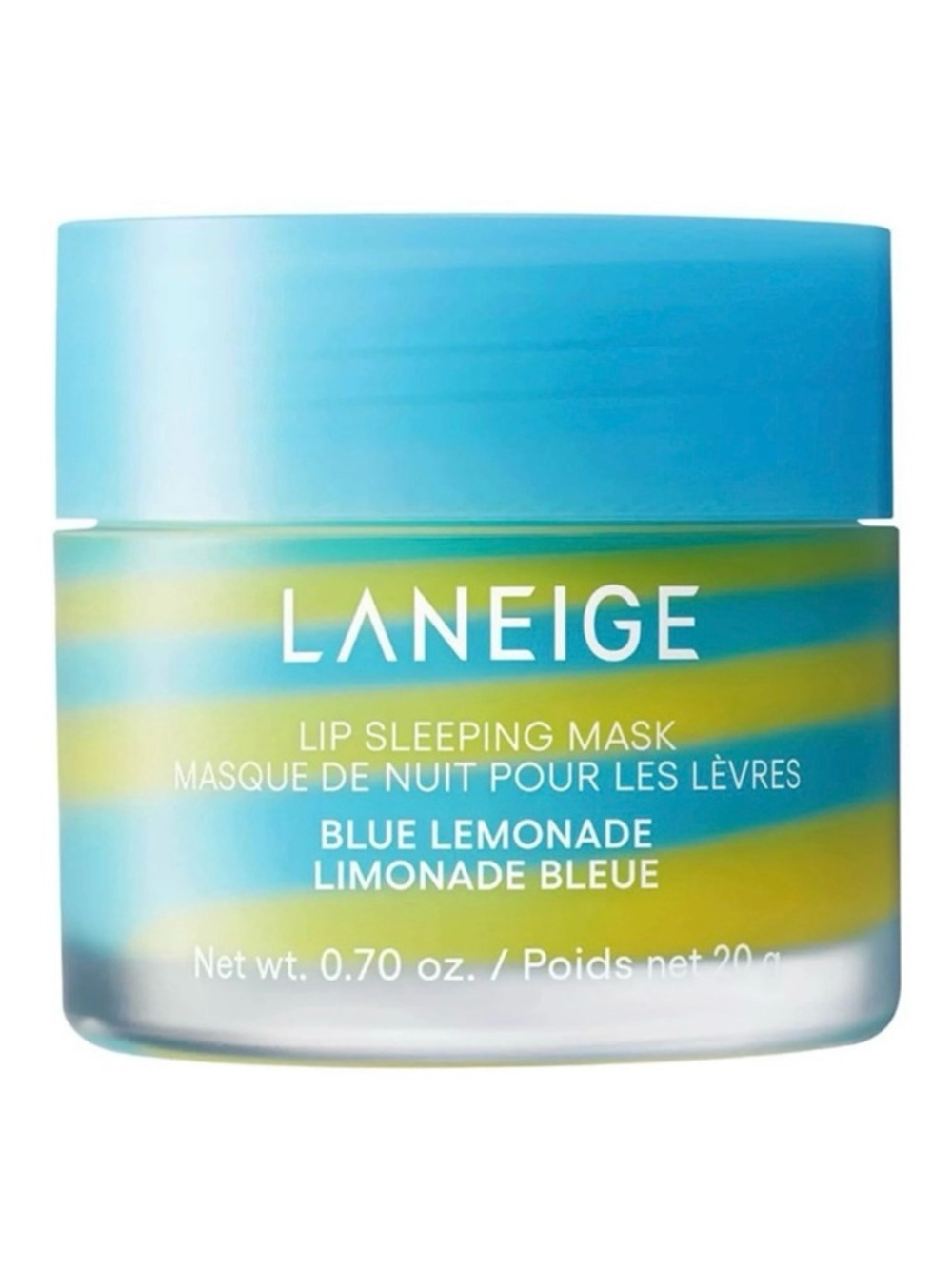 LANEIGE Blue Lemonade Lip Sleeping Mask Swirl .7oz